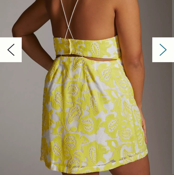 Anthropologie Maeve Strappy Lace Mini Dress - Picture 9 of 16